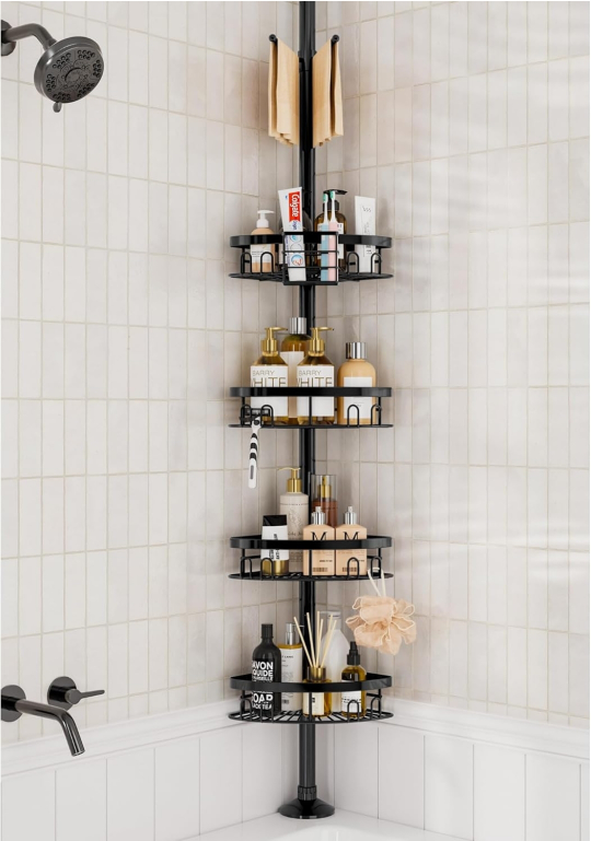 Telescopic Shower Corner Shelf