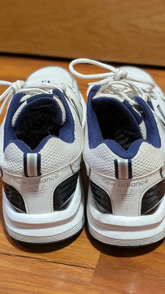 New Balance 857 White Sneakers 💚 thumbnail