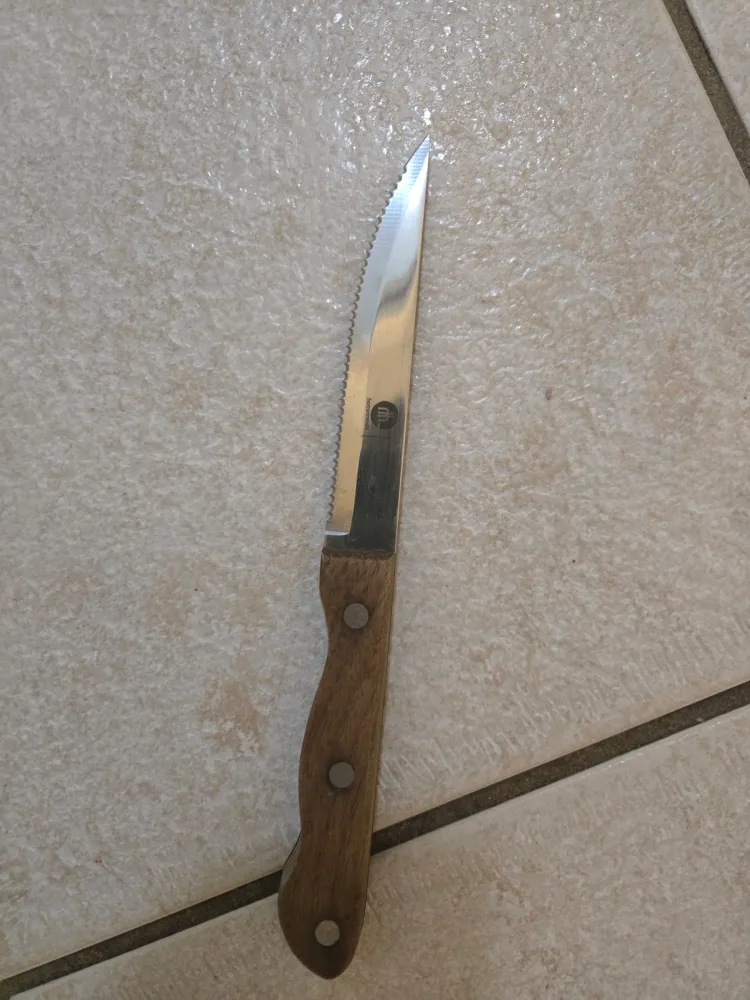 Steak Knife with Wood Handle #freecycle thumbnail