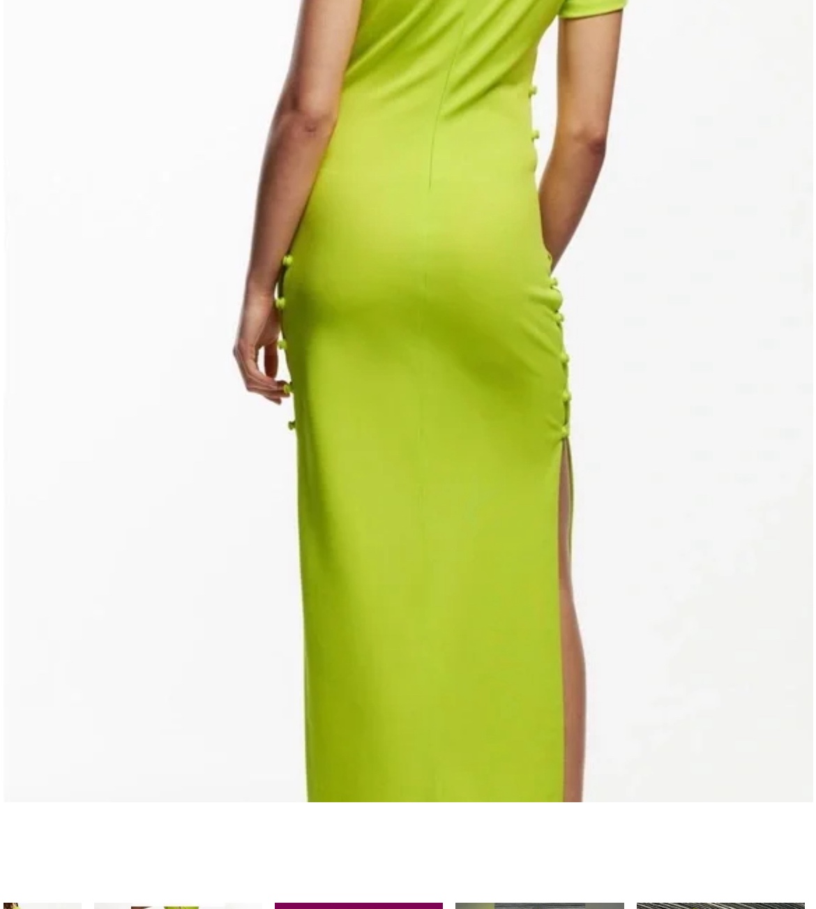Sold out side cut out sultry day to night Zara dress - photo 3