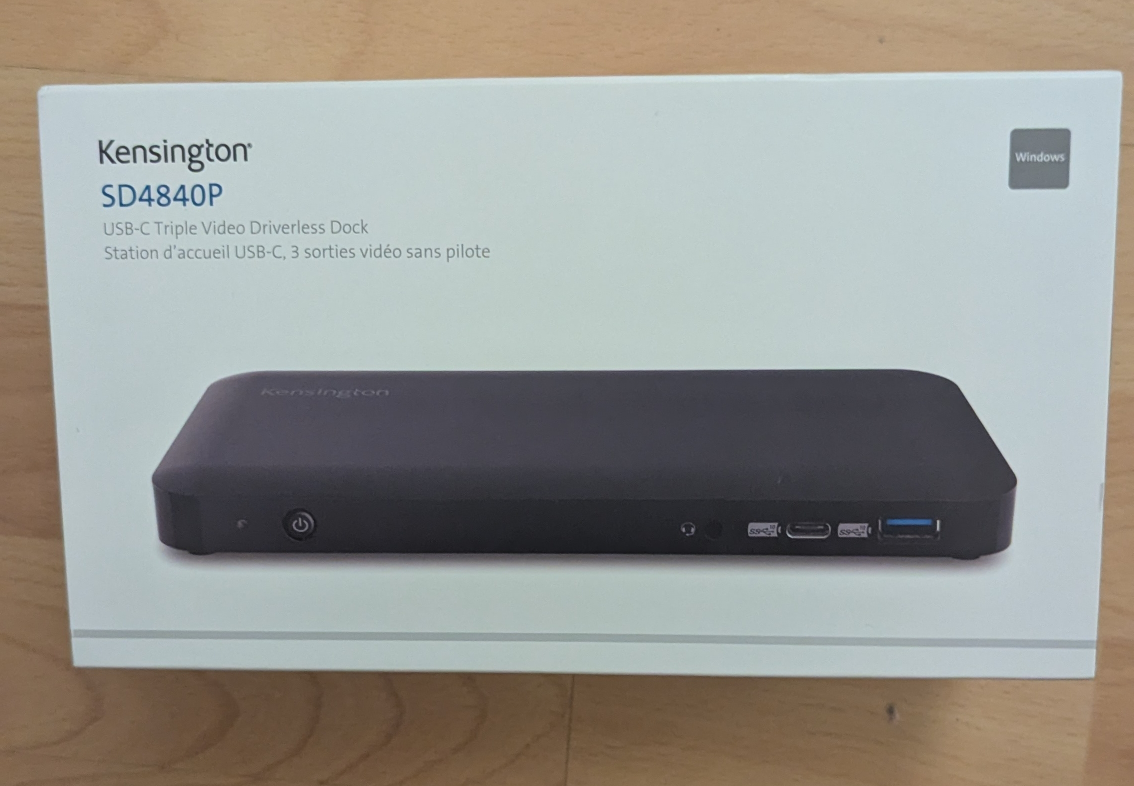 Kensington SD4840P USB-C Triple Video Driverless Dock - photo 2