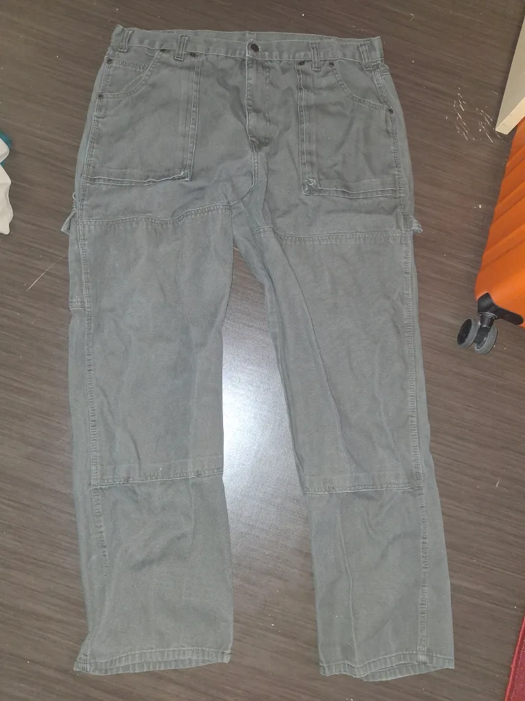 Dickies Olive Green Carpenter Pants thumbnail