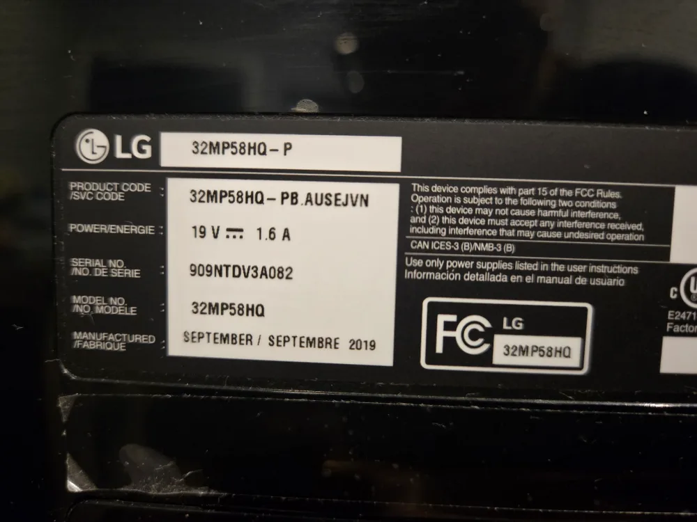 LG 32' monitor image indicator(3)