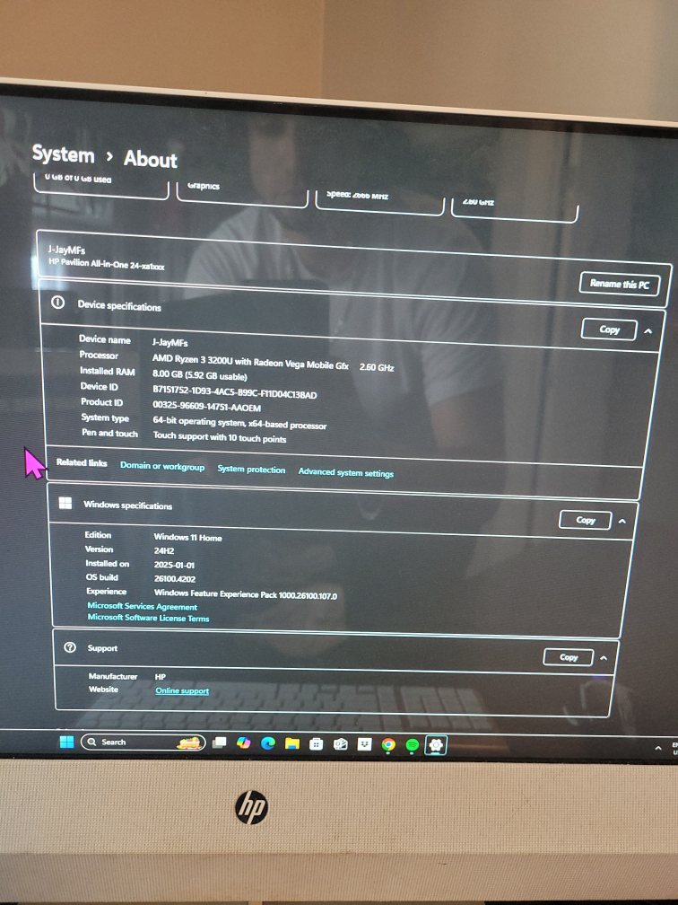 HP All-in-One Desktop Computer - photo 2