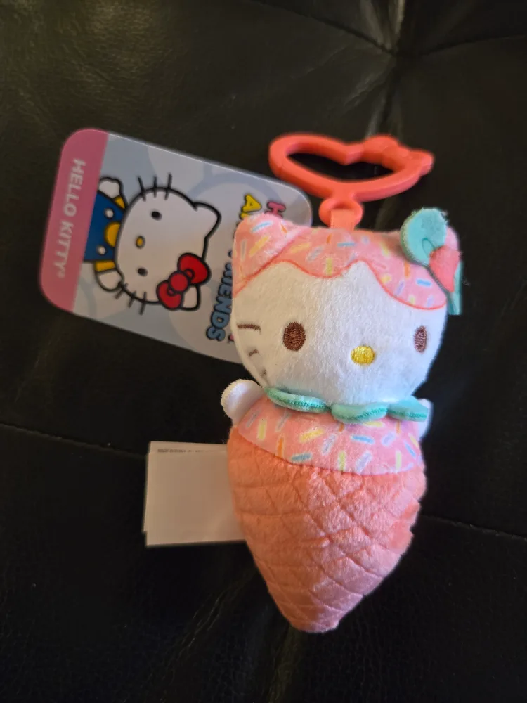 Sanrio Ice Cream Cone Plush Keychain $10 Each image indicator(2)