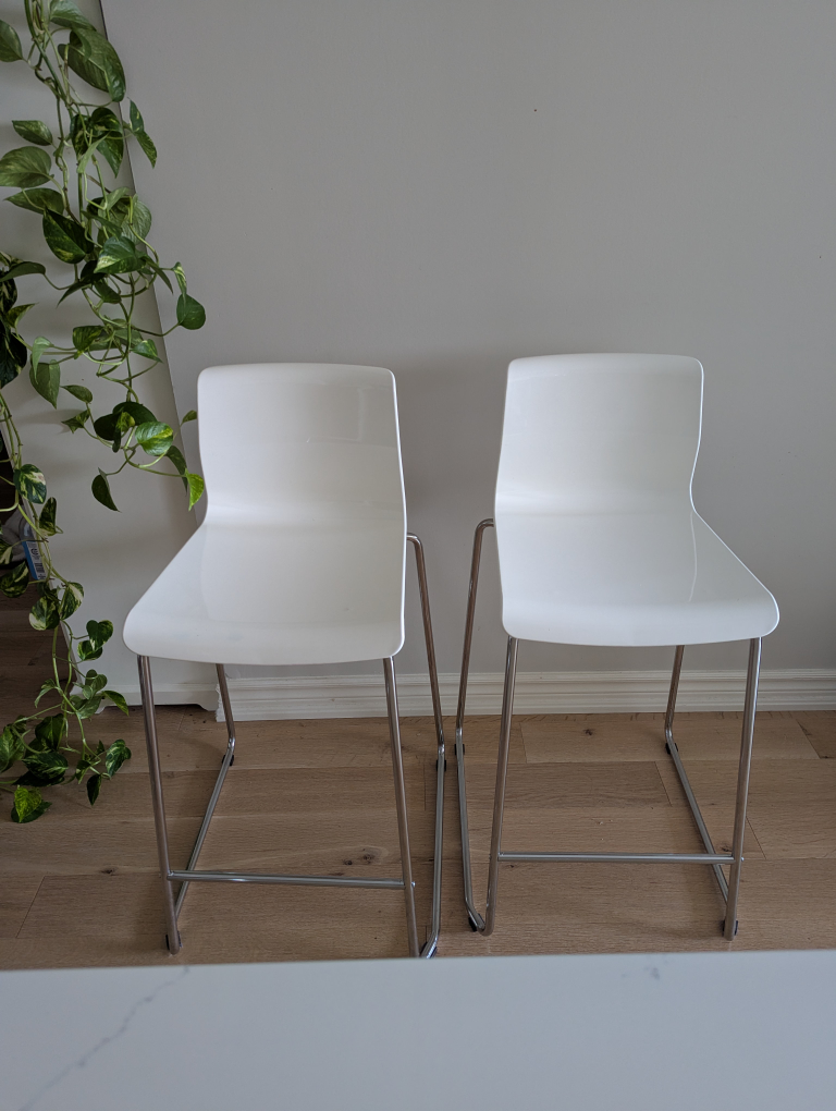 Pair of Ikea Glenn Bar Stools