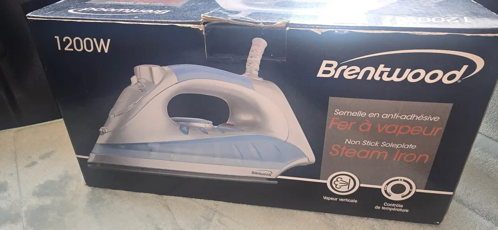 Brentwood Steam Iron - 1200W thumbnail