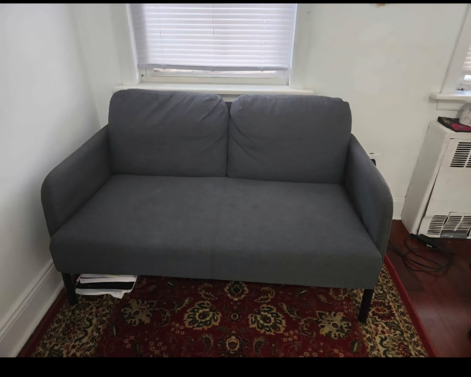 Cozy Gray Loveseat from Ikea