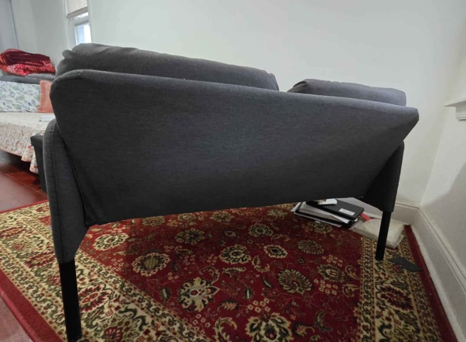 Cozy Gray Loveseat from Ikea - photo 2