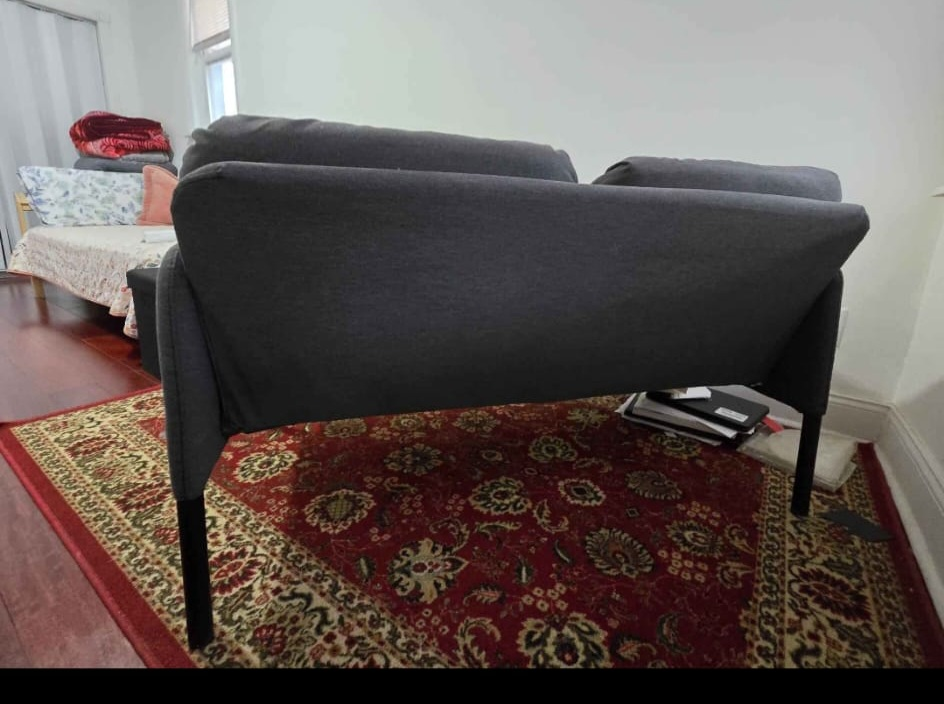 Cozy Gray Loveseat from Ikea - photo 3