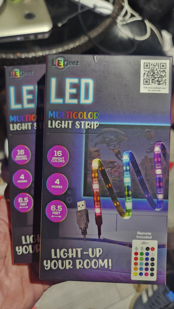 2 packs LED Multicolor Light Strip