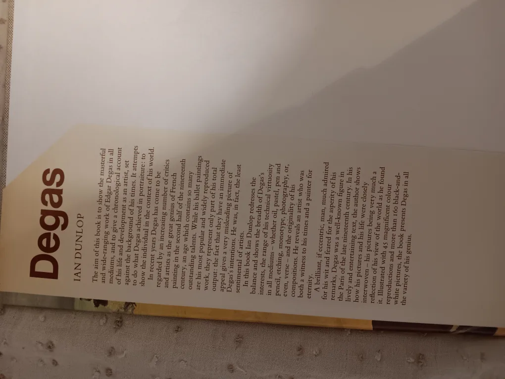 Degas by Ian Dunlop Art Book image indicator(3)