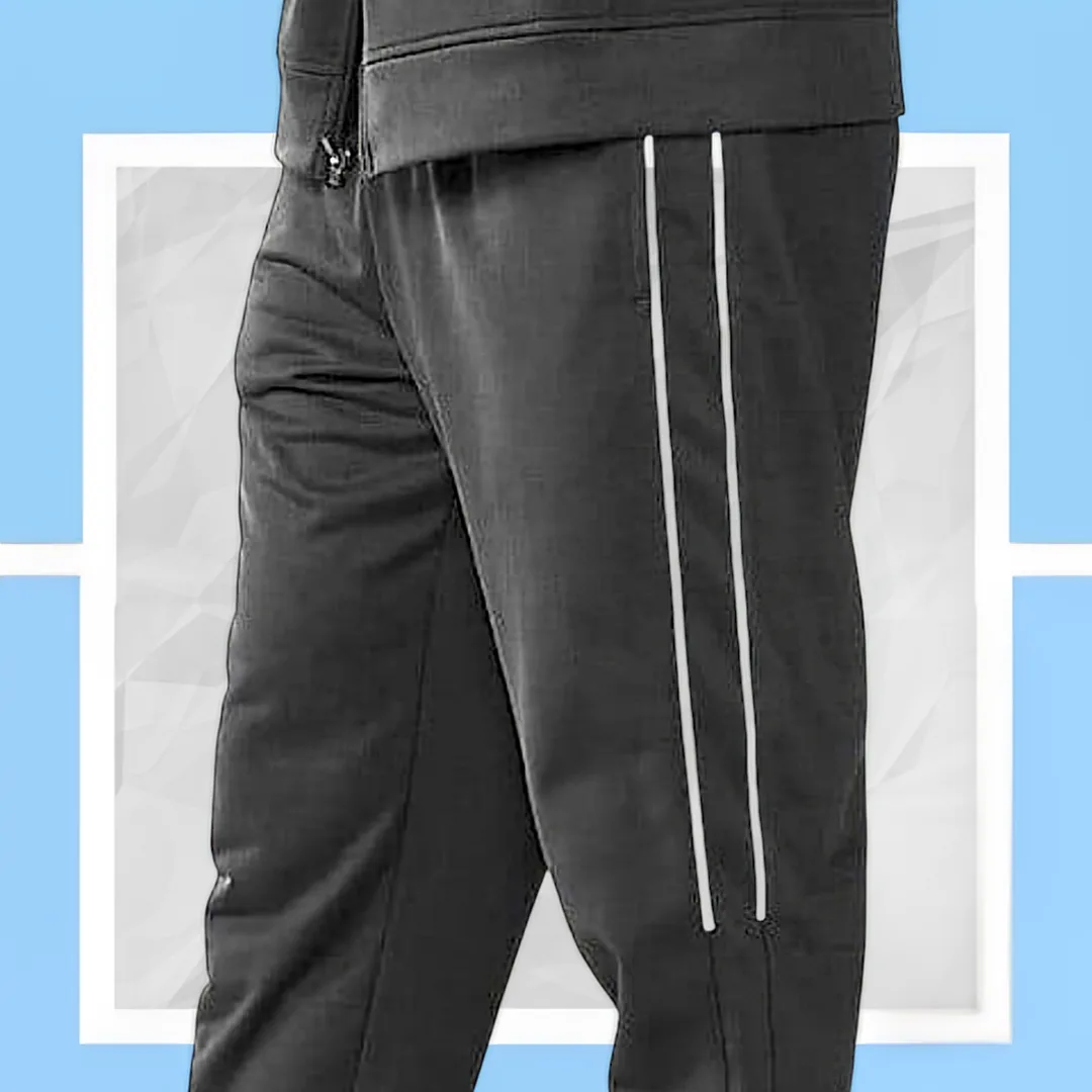 🥕 NWT Mens Tricot Straight Tapered Leg Joggers w Pockets image indicator(3)