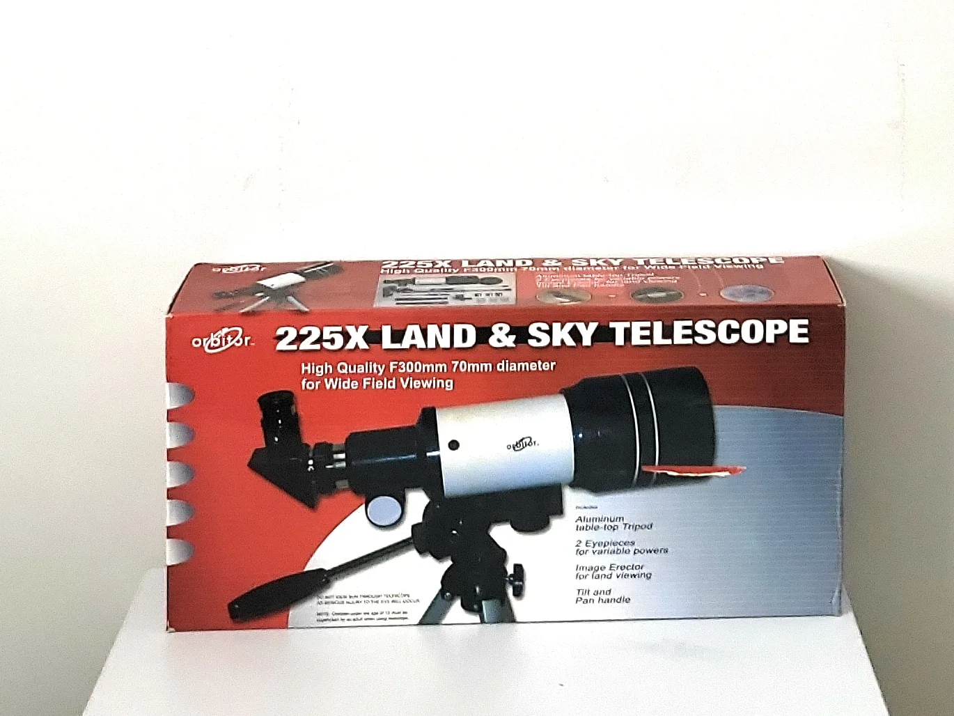 Orbitdr. 225X Land & Sky Telescope image indicator(3)