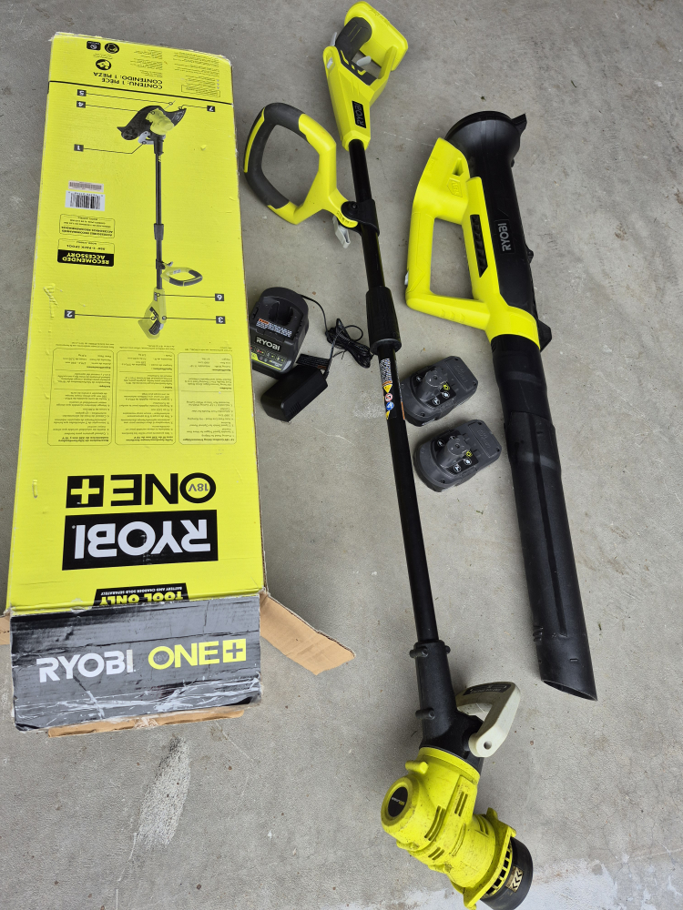Ryobi ONE+ Cordless Grass Trimmer/Edger & Blower Combo - photo 5