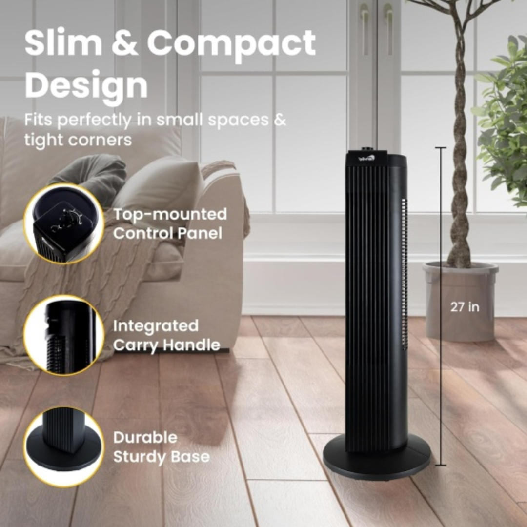 Senville Tower Fan - Slim & Compact