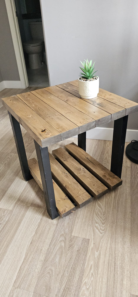 Rustic Wooden Coffee and Side Tables - photo 4