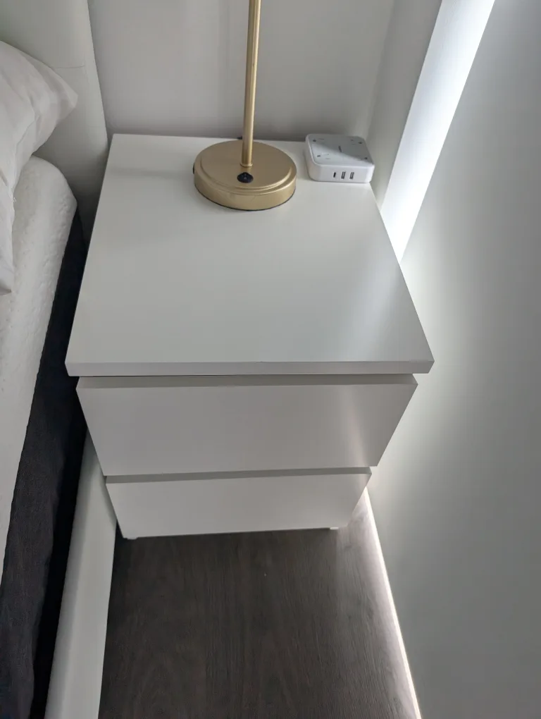Two Units MALM Nightstand, 2 drawers image indicator(5)