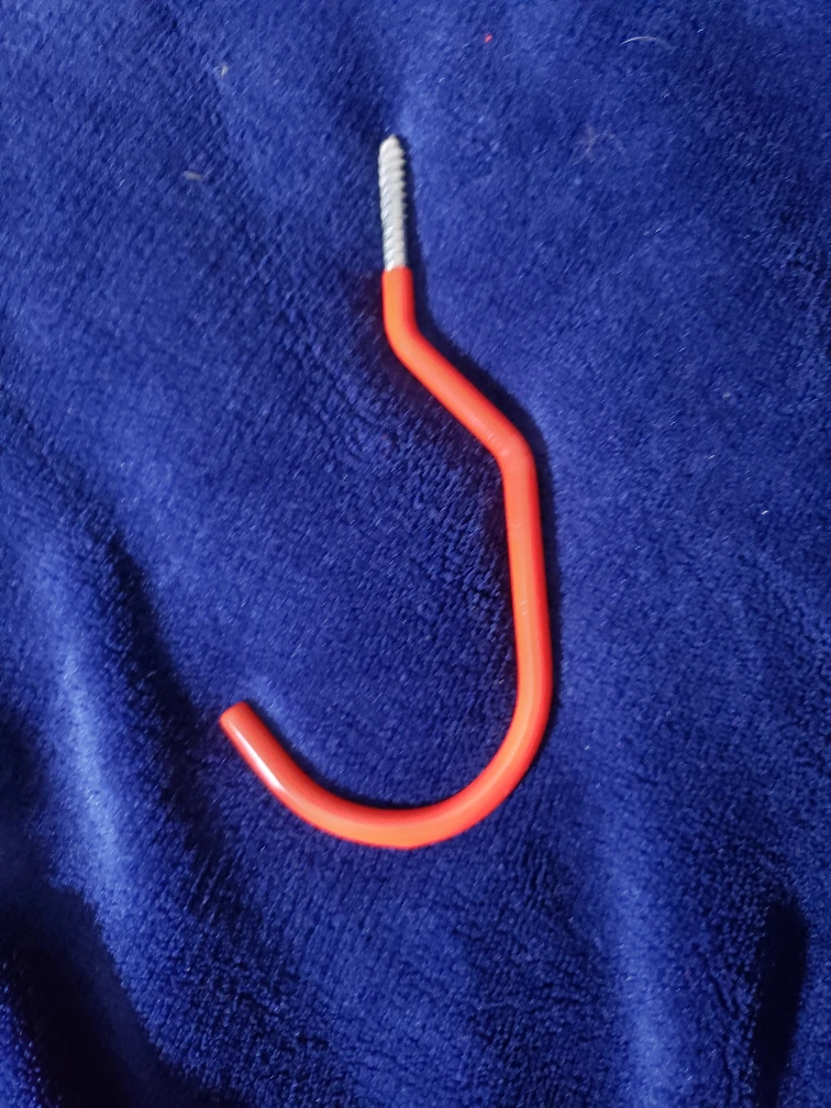 2 Red Storage Hooks for Bikes, Scooters, Tires, Hoses - photo 2