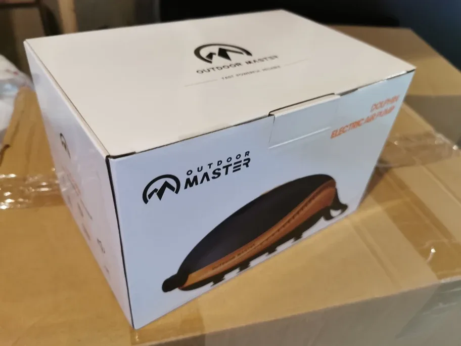 OUTDOORMASTER 20PSI ELECTRIC AIR PUMP 40% OFF RETAIL image indicator(4)