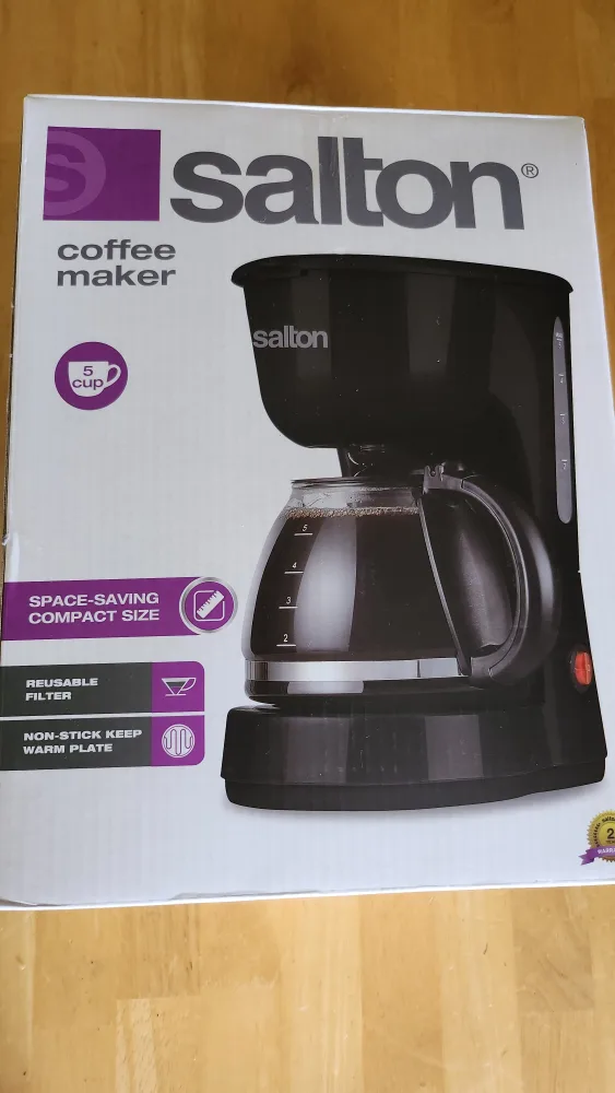 Salton Essentials 5-Cup Coffee Maker thumbnail