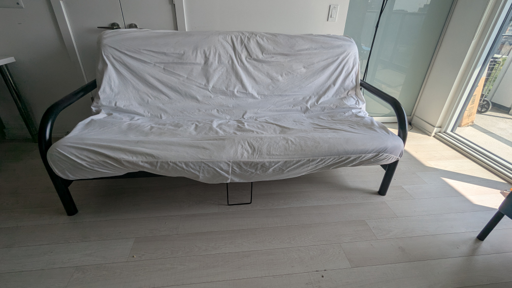 Futon Bed with Black Frame - photo 2