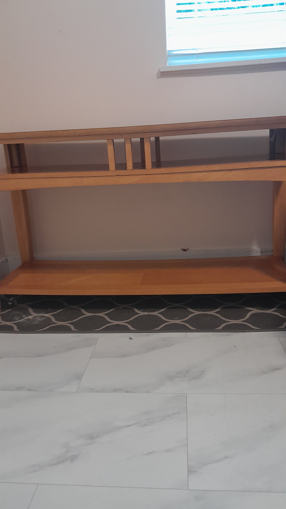 tv stand or wooden stand table . - photo 4