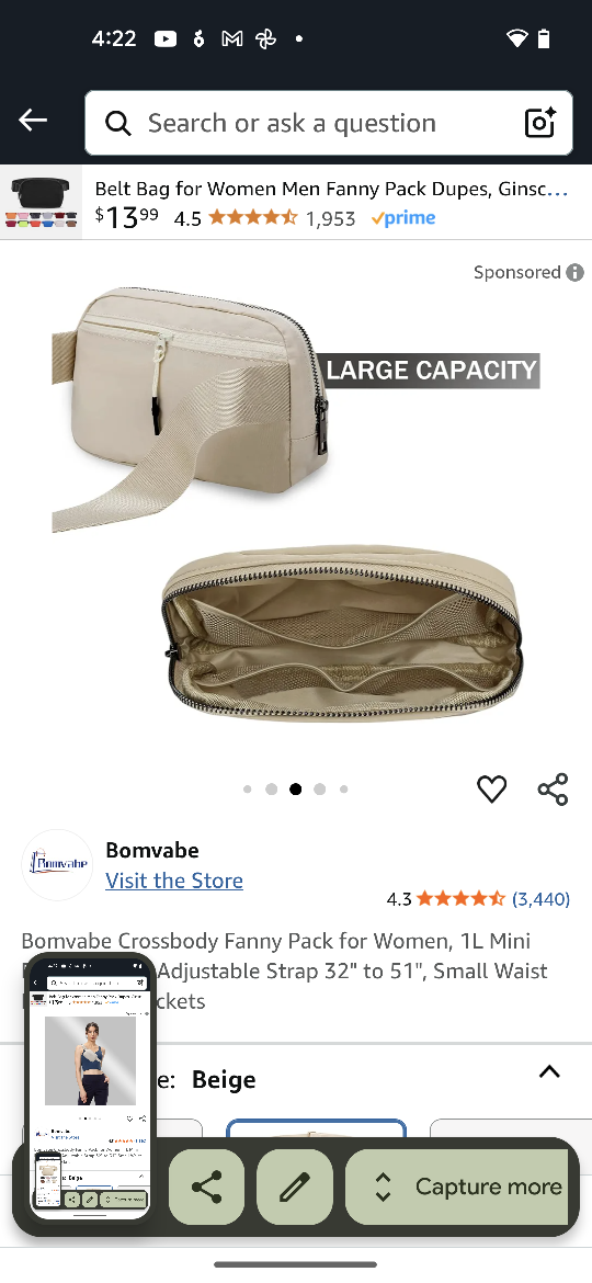 Fanny Pack Crossbody Belt Bag for Women - photo 3