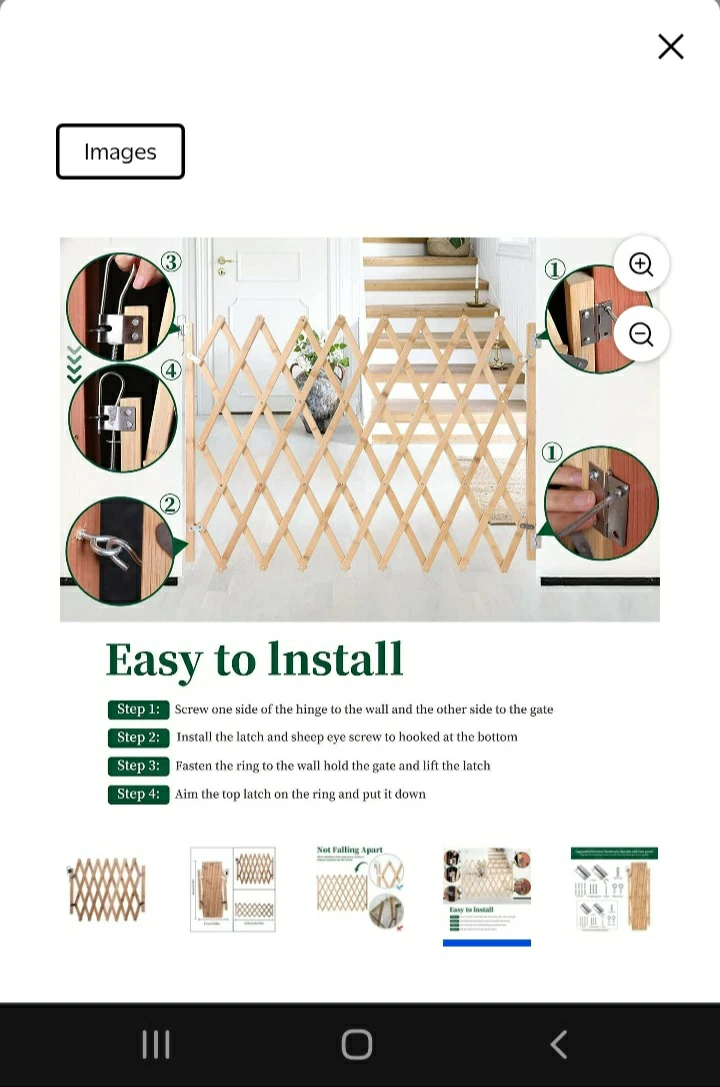 Wooden Safety Gate or Trellis or DIY - photo 5