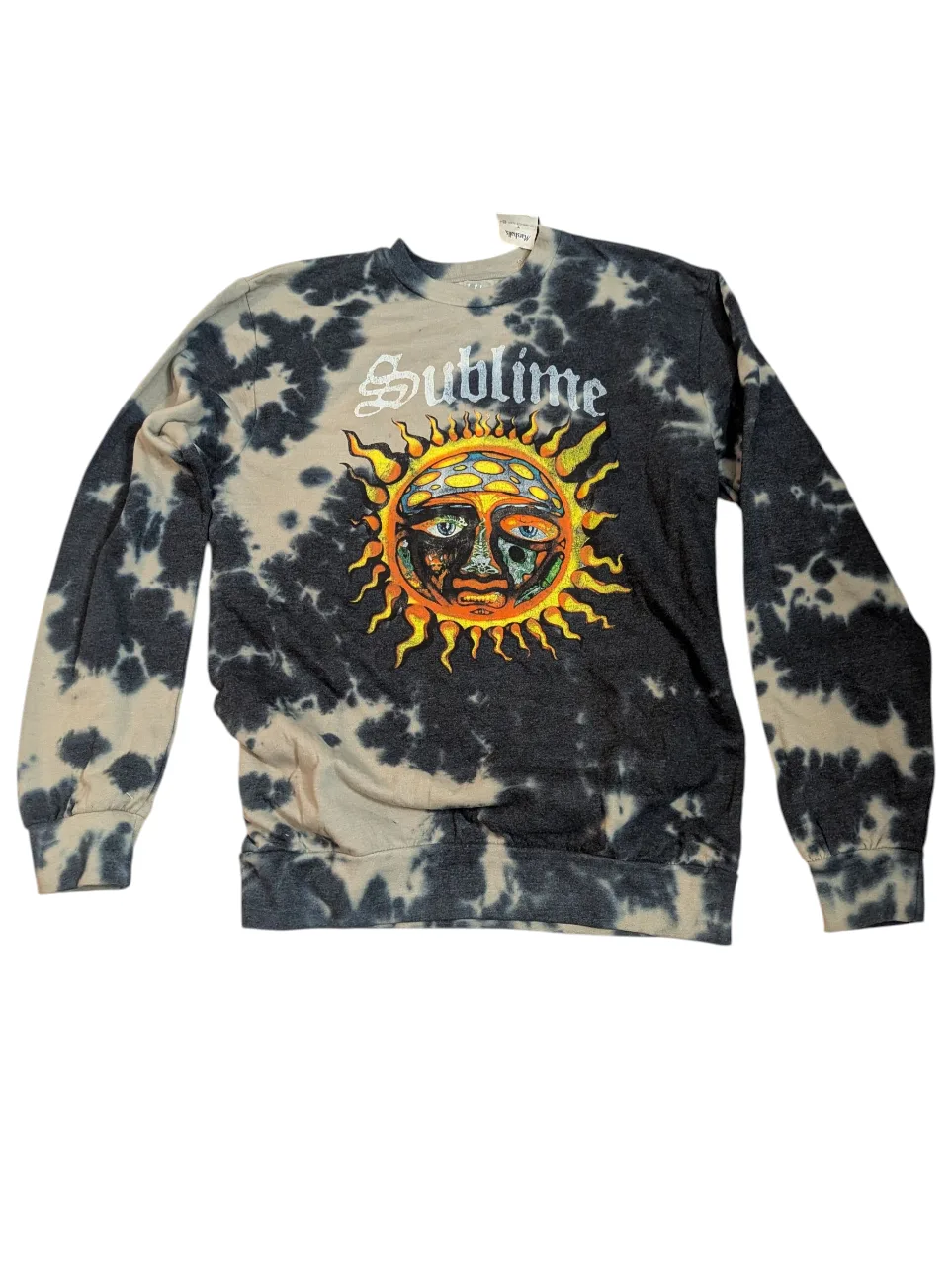 NEW mens medium SUBLIME tie dye long sleeve sweatshirt thumbnail