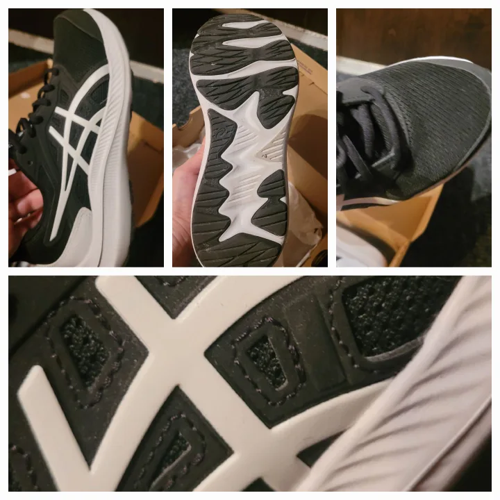 ASICS Women's Running Shoes - US 7 Wide - Black/White image indicator(6)