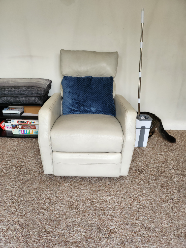Cream Colored Recliner Chair
