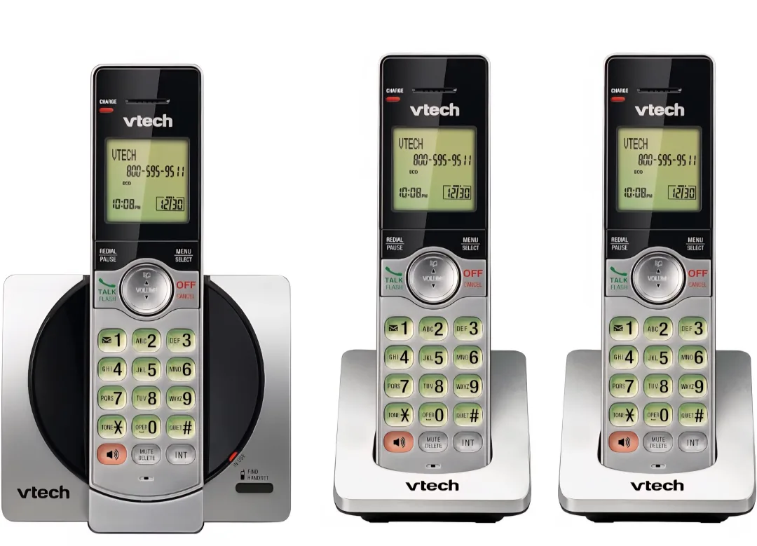 NEW - Vtech Cordless Phone 3 Handset thumbnail