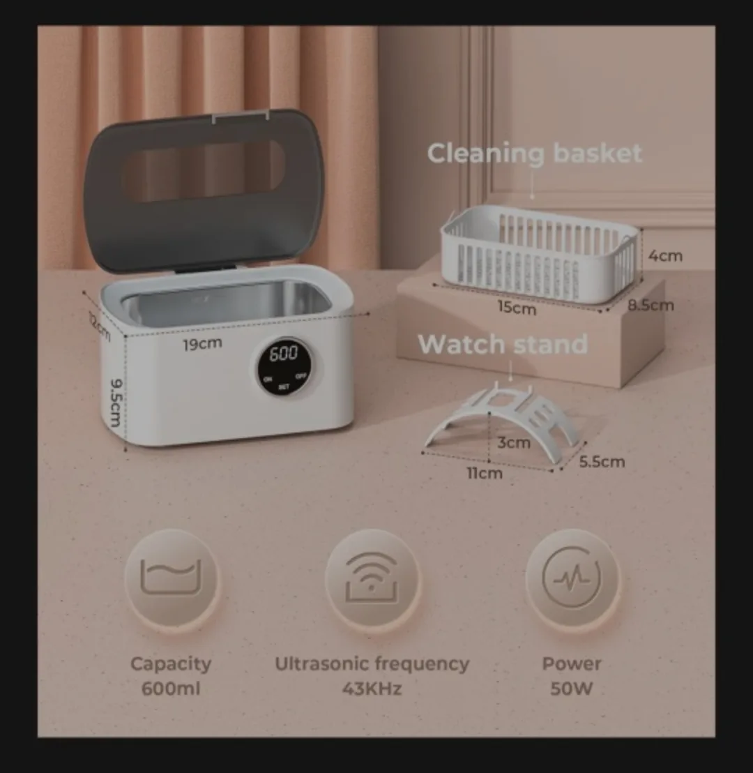 Ultrasonic Cleaner (jewelry, glasses, etc) image indicator(3)