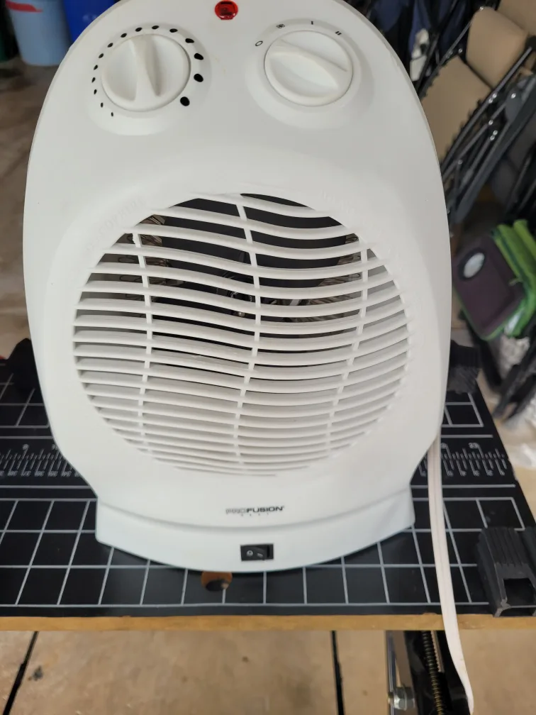 Profusion Cool air Fan or Heat Personal Space Heater thumbnail