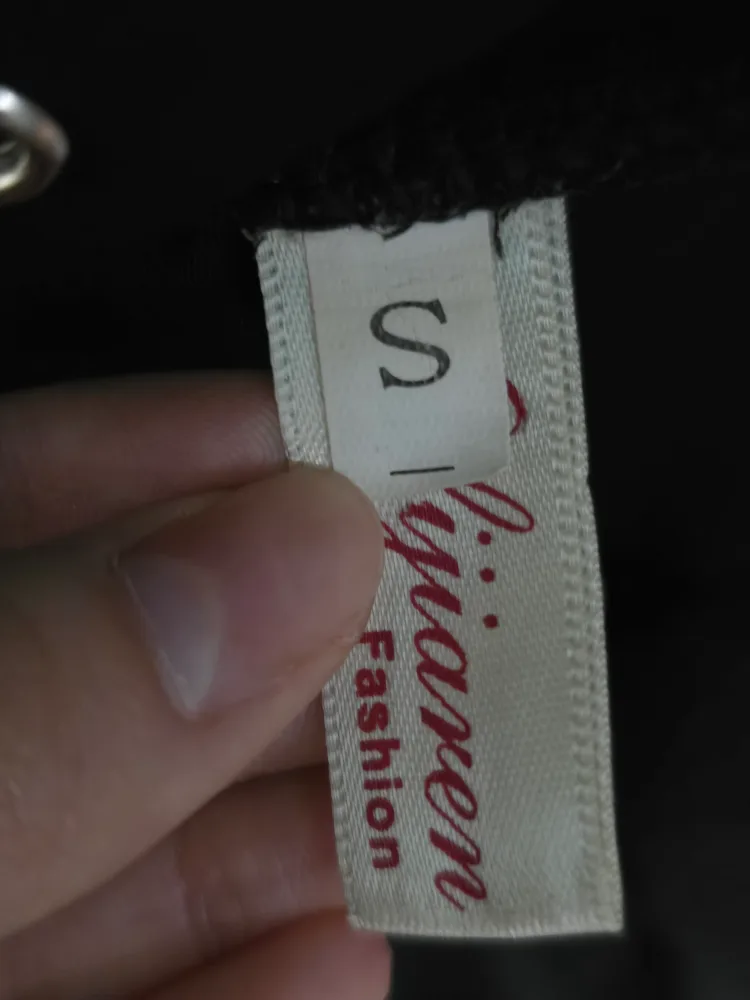 Black Oversized Buckle Button-Up image indicator(4)