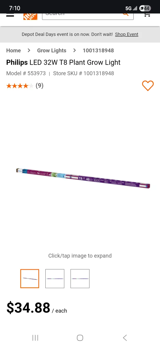 Philips LED 32W T8 Plant Grow Light - New image indicator(3)