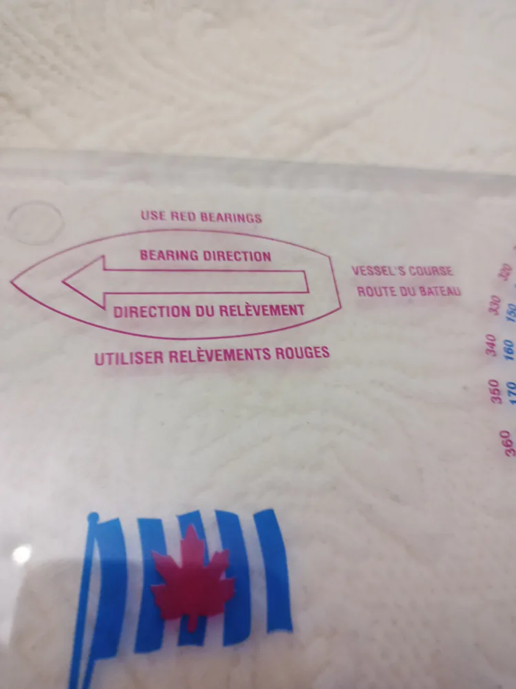 Nautical Navigation Protractor CPS Plotter image indicator(3)