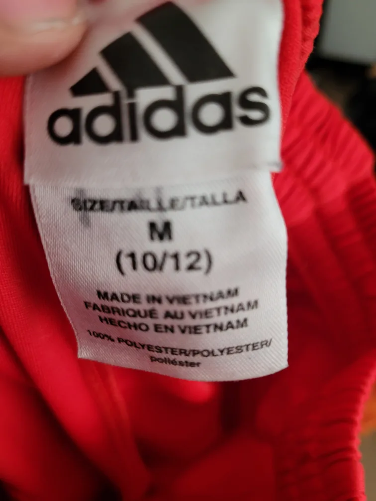 Adidas Red Shorts - Size M image indicator(3)