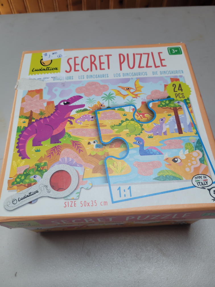 Ludattica Secret Puzzle - Dinosaurs