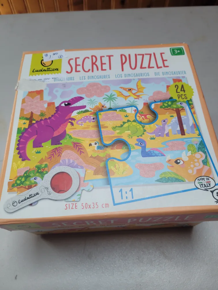 Ludattica Secret Puzzle - Dinosaurs