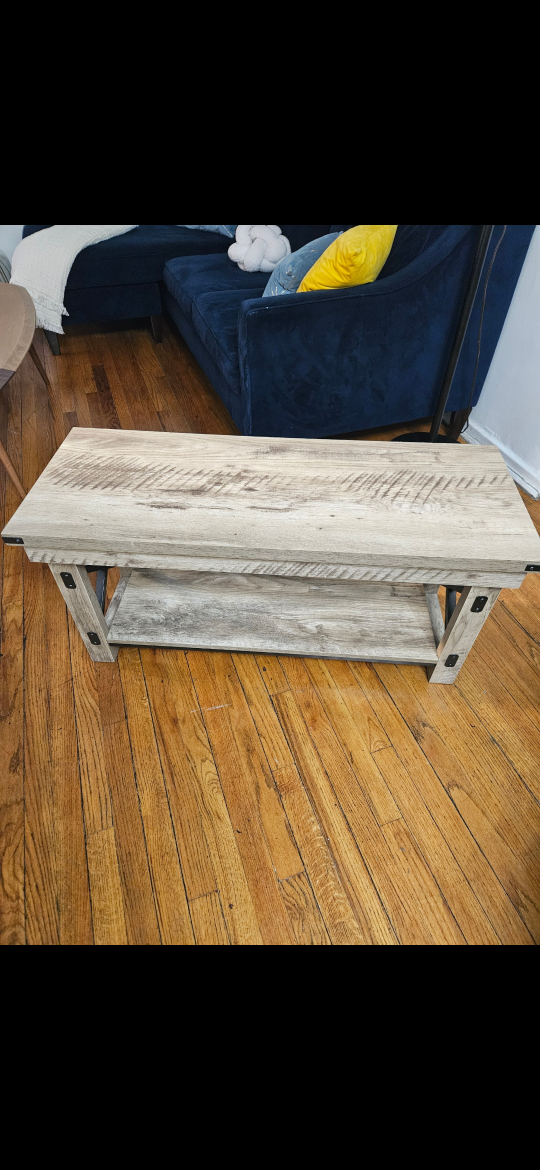 Rustic Coffee Table or entrance bench - photo 2