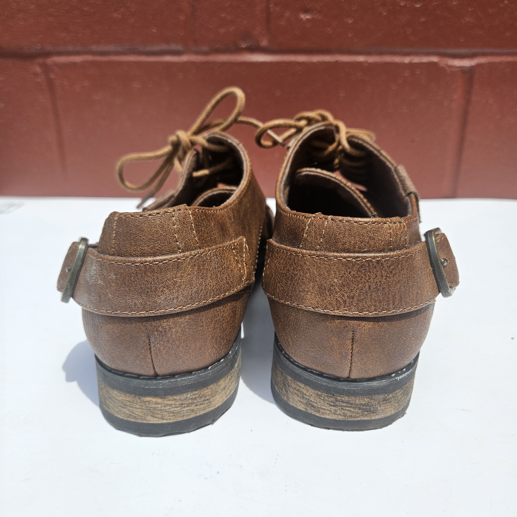 SoftMoc Loafer Style Woman's Brown lace up Shoes, Buckle Accent - photo 5