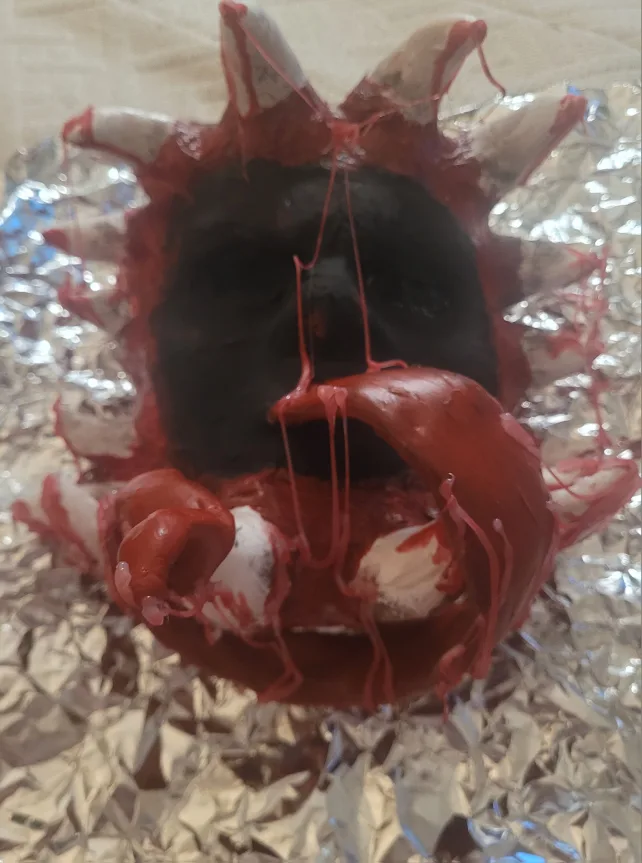 handmade Halloween mask image indicator(7)