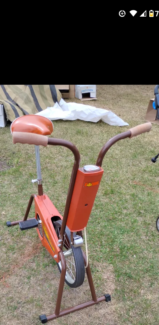 Vintage Countdown Exercise Bike thumbnail