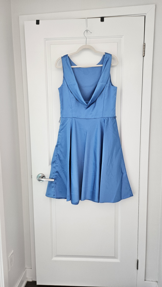 NEGOTIABLE - Stunning Blue Dress by Dessy Collection, Medium - photo 2