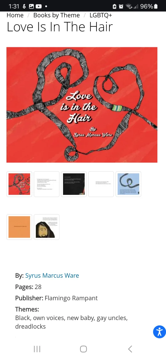 #freecycle book: Love is in the Hair by Cyrus Marcus Ware image indicator(4)