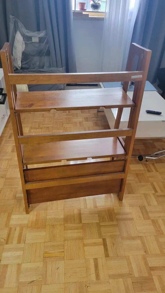 Wooden Bookshelf - Folding image indicator(3)