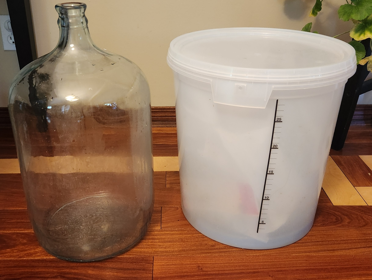 Home Brewing Kit - Carboy, Bucket, Accessories