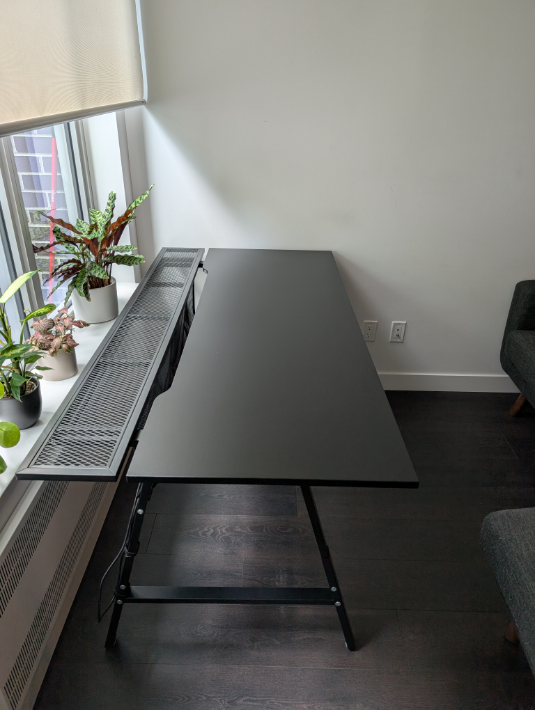 Ikea Utespelare Gaming Desk with Beaver Peak Desk Mat - photo 3